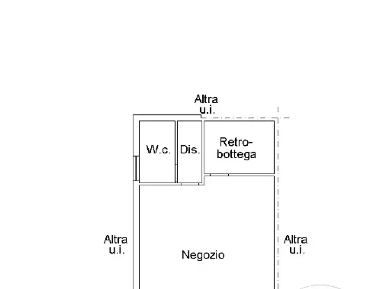 Negozio in Via Cavour, Capriva Del Friuli, {3} - Planimetria 1