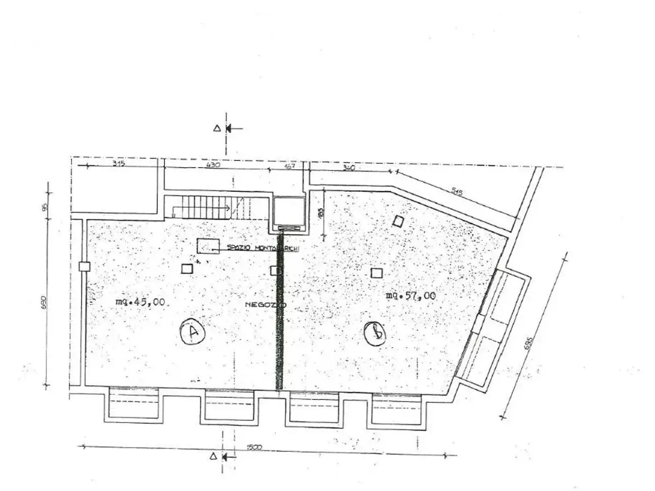 Negozio in Via Galileo Galilei 12, Padova, {3} - Planimetria 1