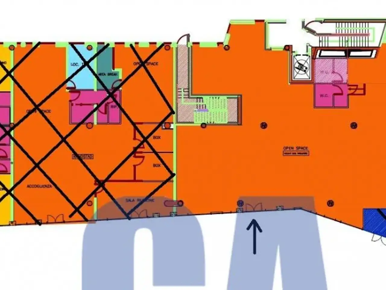 Ufficio in Via del Mulino, Assago, {3} - Planimetria 1