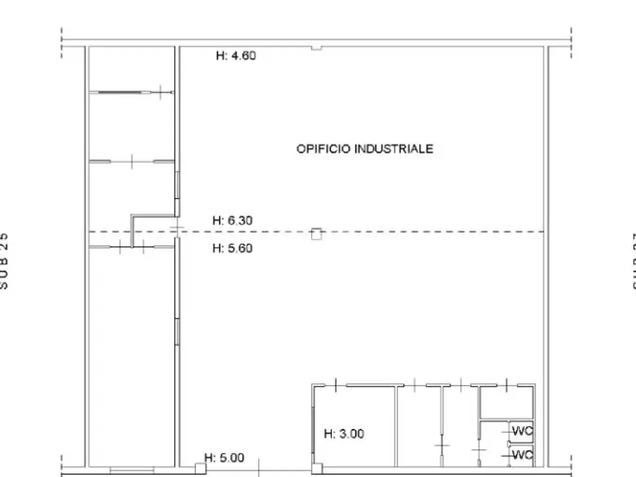 Capannone in Via Indipendenza 23, Casoria, {3} - Planimetria 1