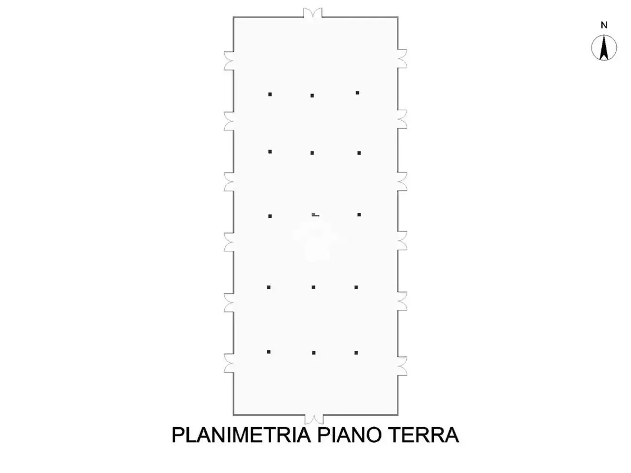 Capannone in Via F.Lli Bandiera, Castel San Giovanni, {3} - Planimetria 1