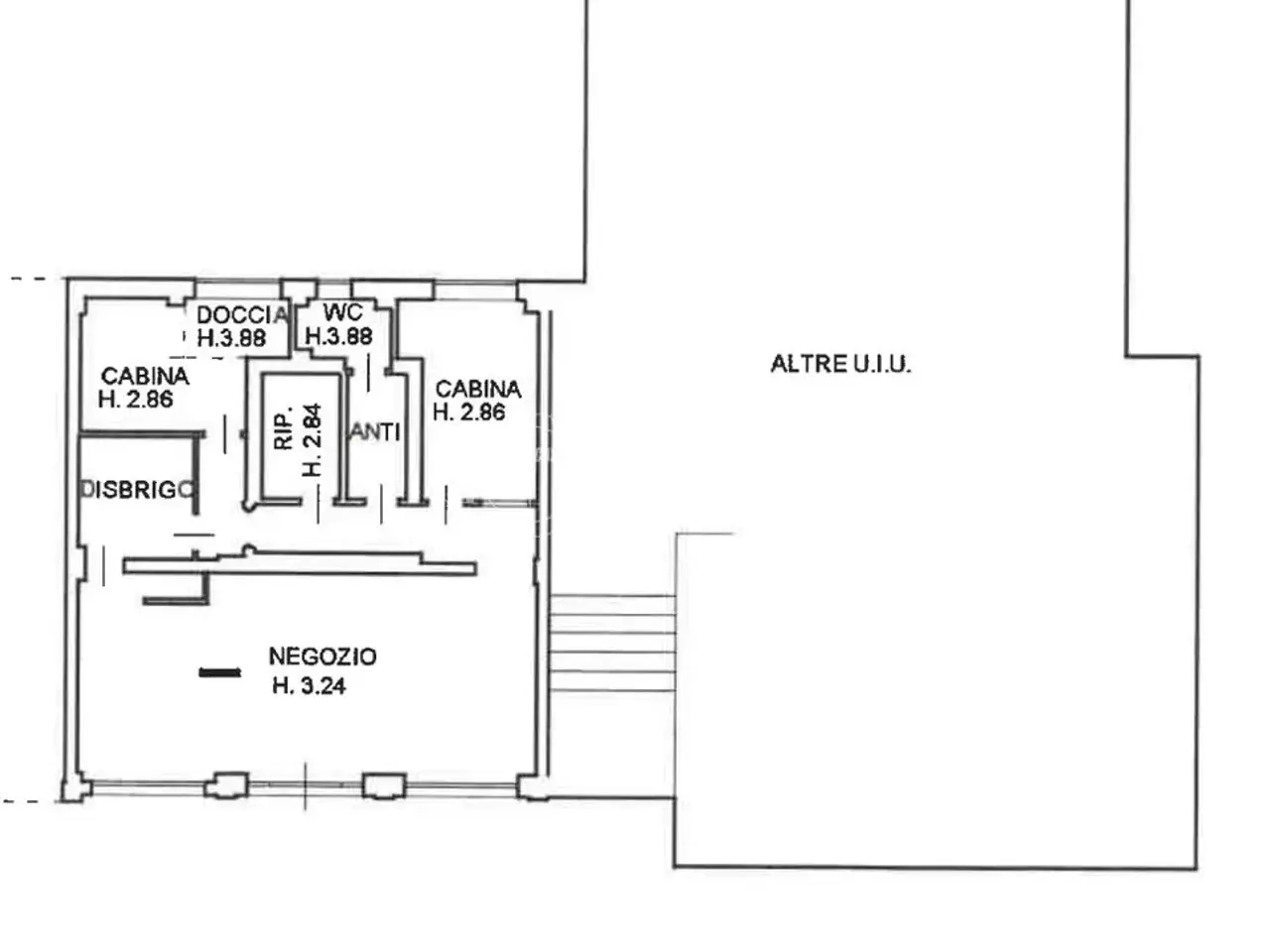 Negozio in Via Archimede 72, Verona, {3} - Planimetria 1