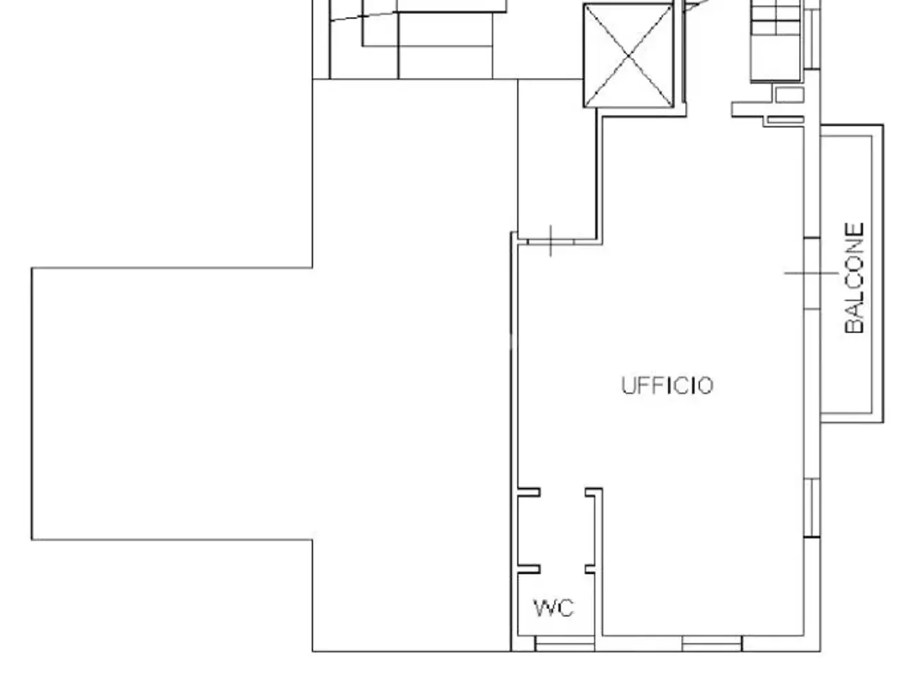 Ufficio in P.Za Garibaldi 10, Bagnolo In Piano, {3} - Planimetria 1