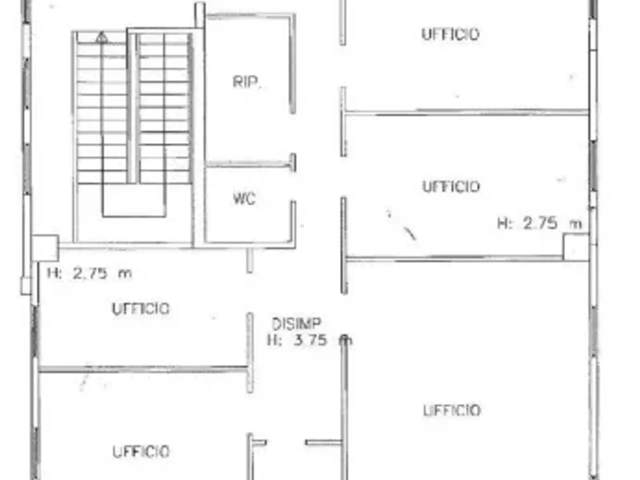 Ufficio in C.da Profeta 12, Caraffa Di Catanzaro, {3} - Planimetria 1