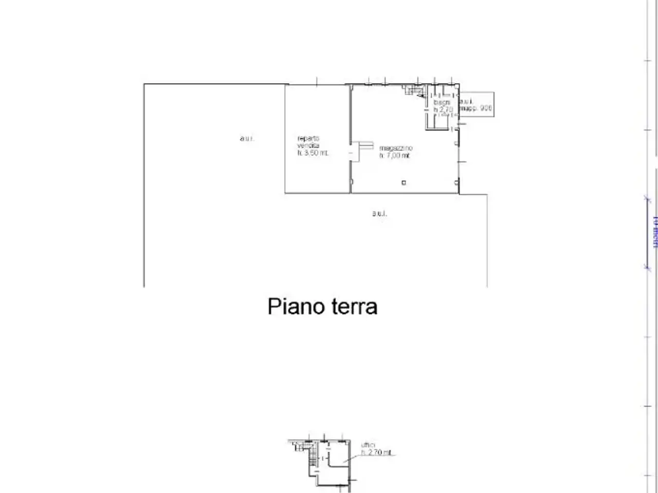 Negozio in Via Nelson Mandela, Treviolo, {3} - Planimetria 1