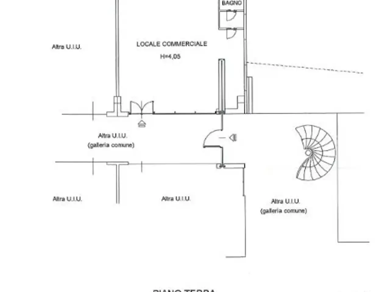 Palazzina commerciale in Contrada Pace, Tolentino, {3} - Planimetria 1