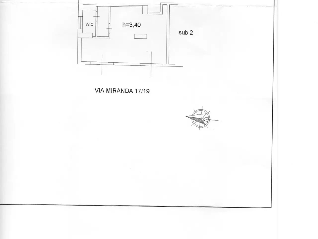 Negozio in Via Giovanni Miranda, Napoli, {3} - Planimetria 1