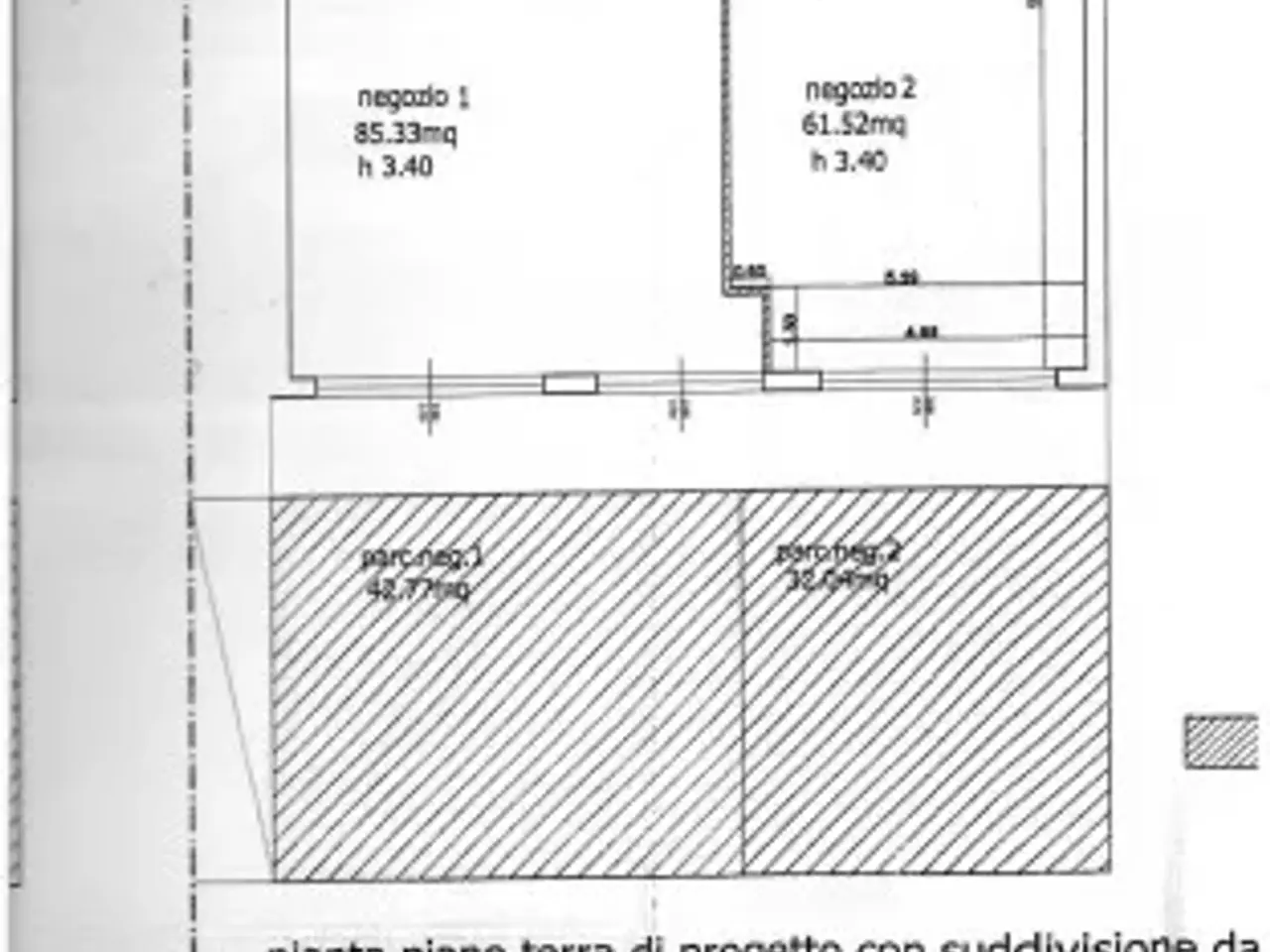 Negozio in Viale Giuseppe Mazzini 12, Alba Adriatica, {3} - Planimetria 1