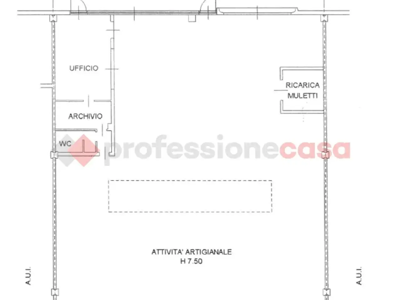 Capannone in Via delle Robinie, Mezzomerico, {3} - Planimetria 1