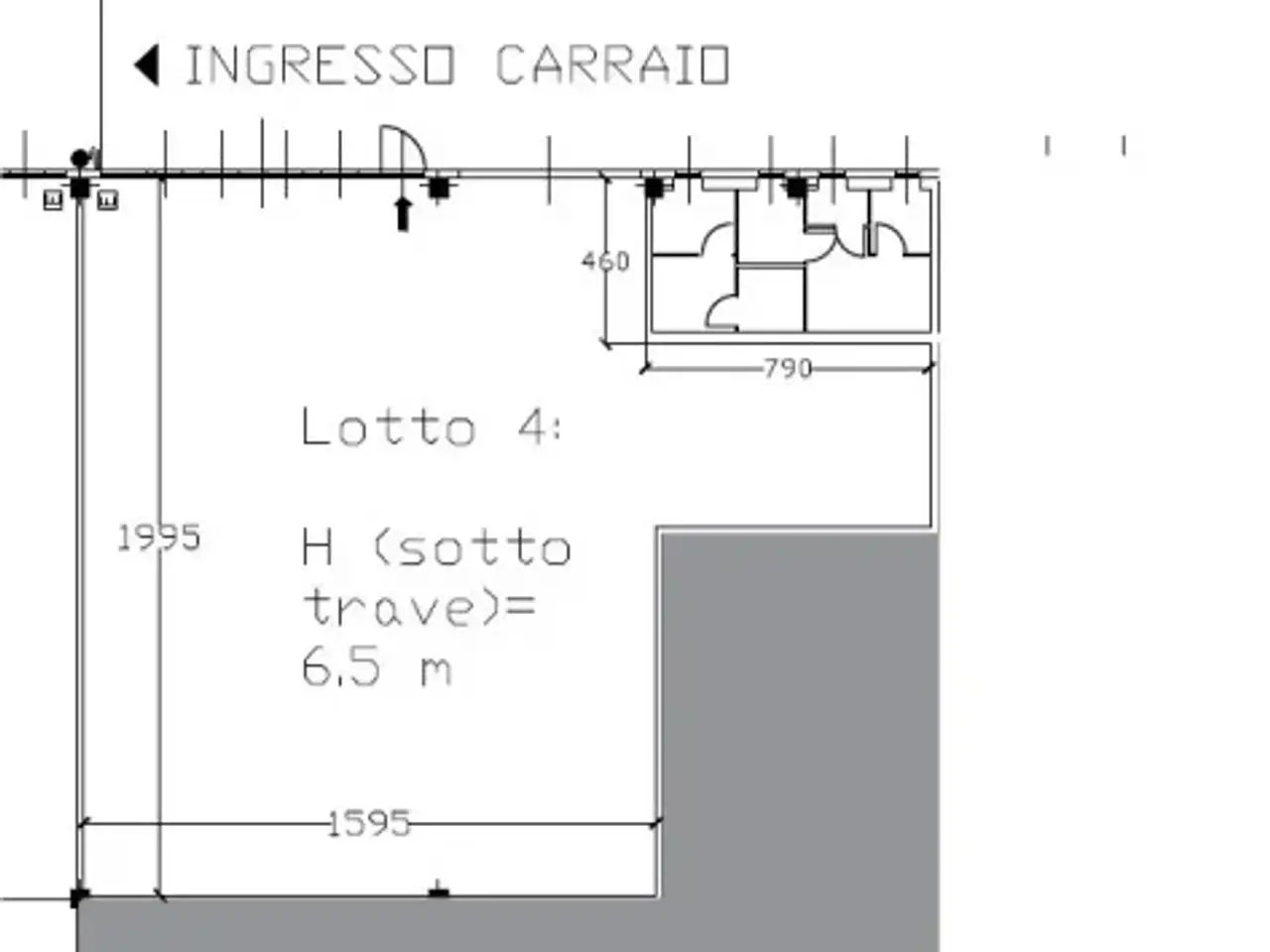 Capannone in Viale delle Industrie, Basiano, {3} - Planimetria 1