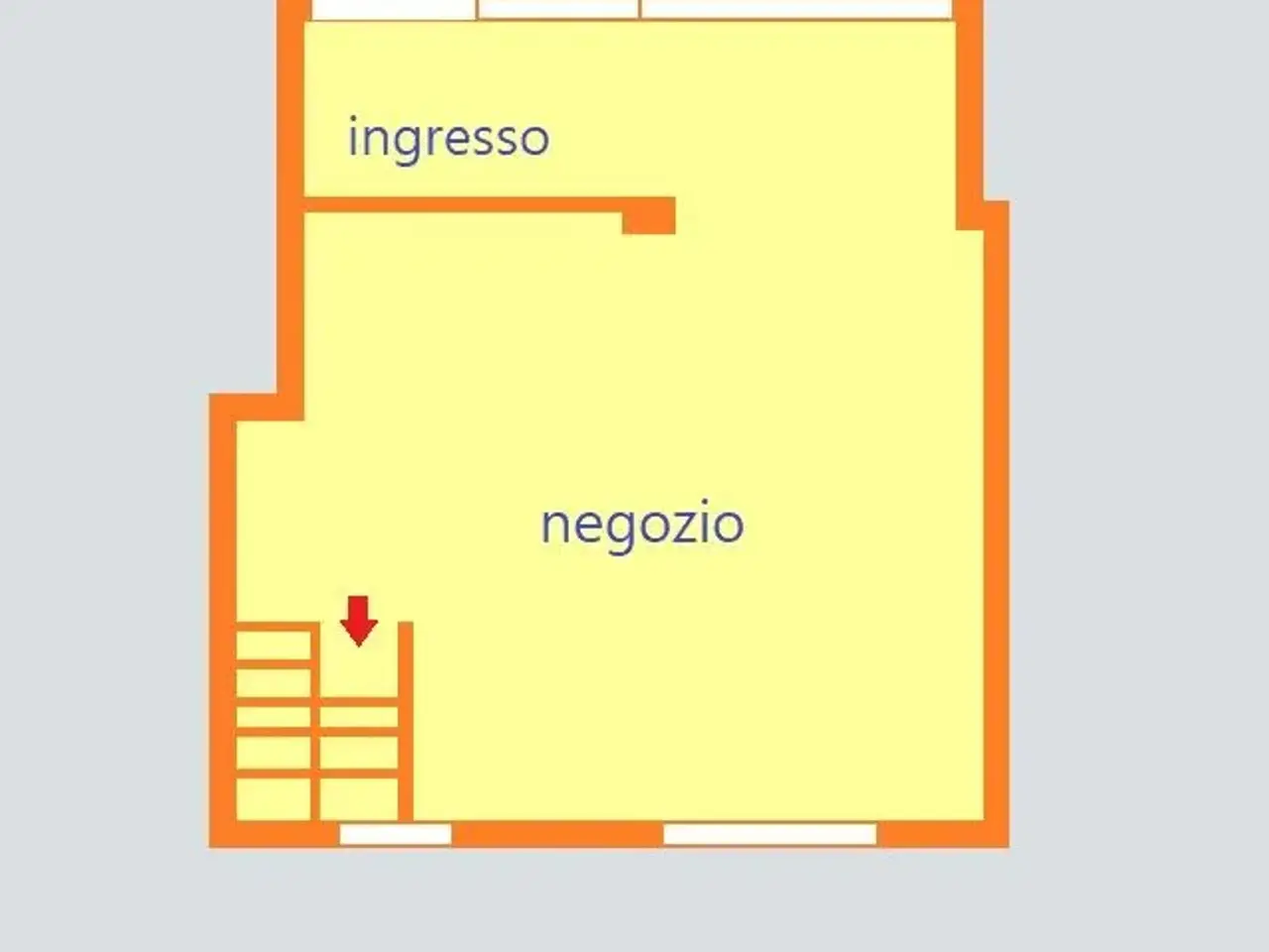 Negozio in Vicolo Cortelunga 12, Nova Milanese, {3} - Planimetria 1