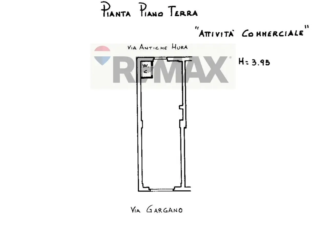 Negozio in Via Gargano 29, Manfredonia, {3} - Planimetria 1