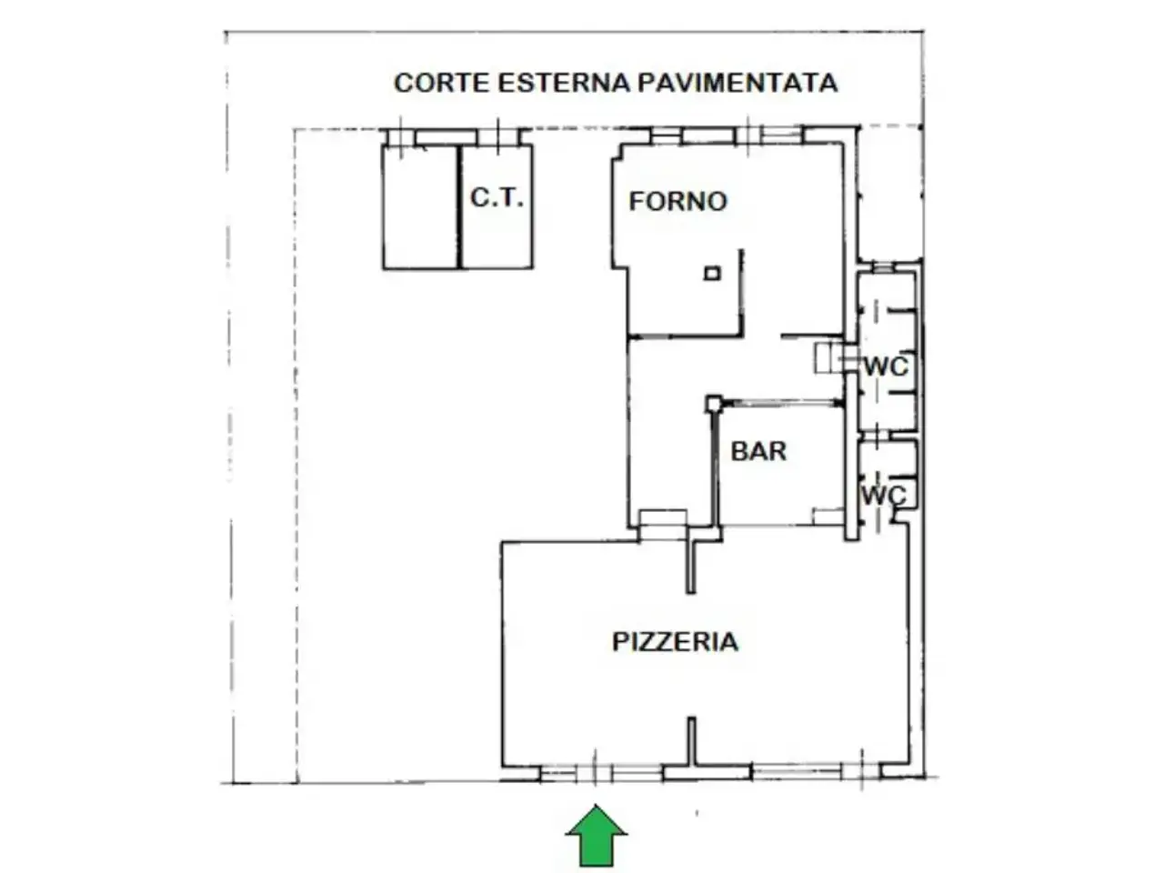 Negozio in Via Guglielmo Marconi 42, Giulianova, {3} - Planimetria 1