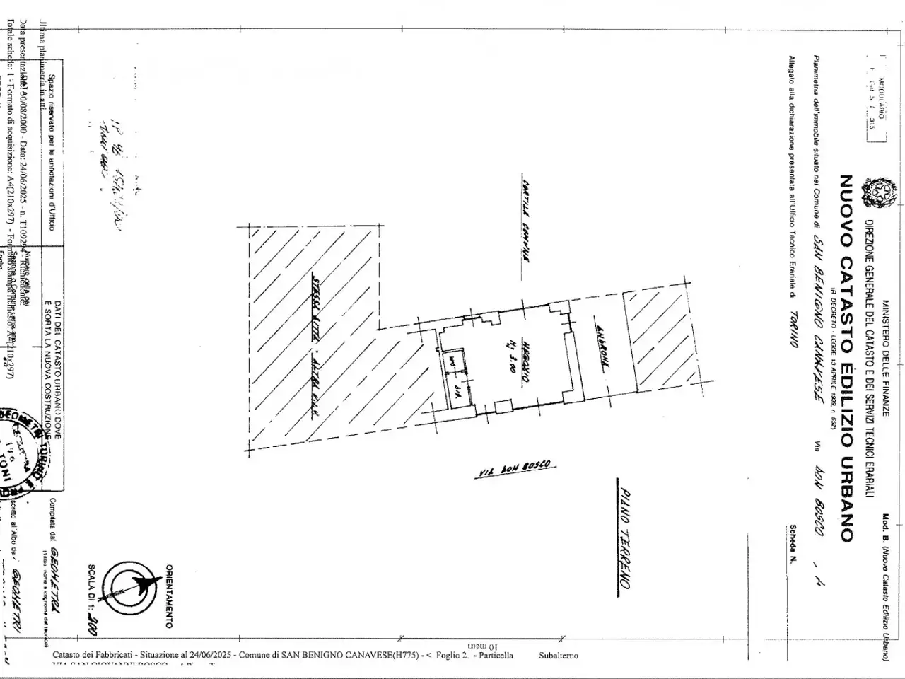 Esercizio commerciale in Via San Giovanni Bosco, 4, San Benigno Canavese, {3} - Planimetria 1