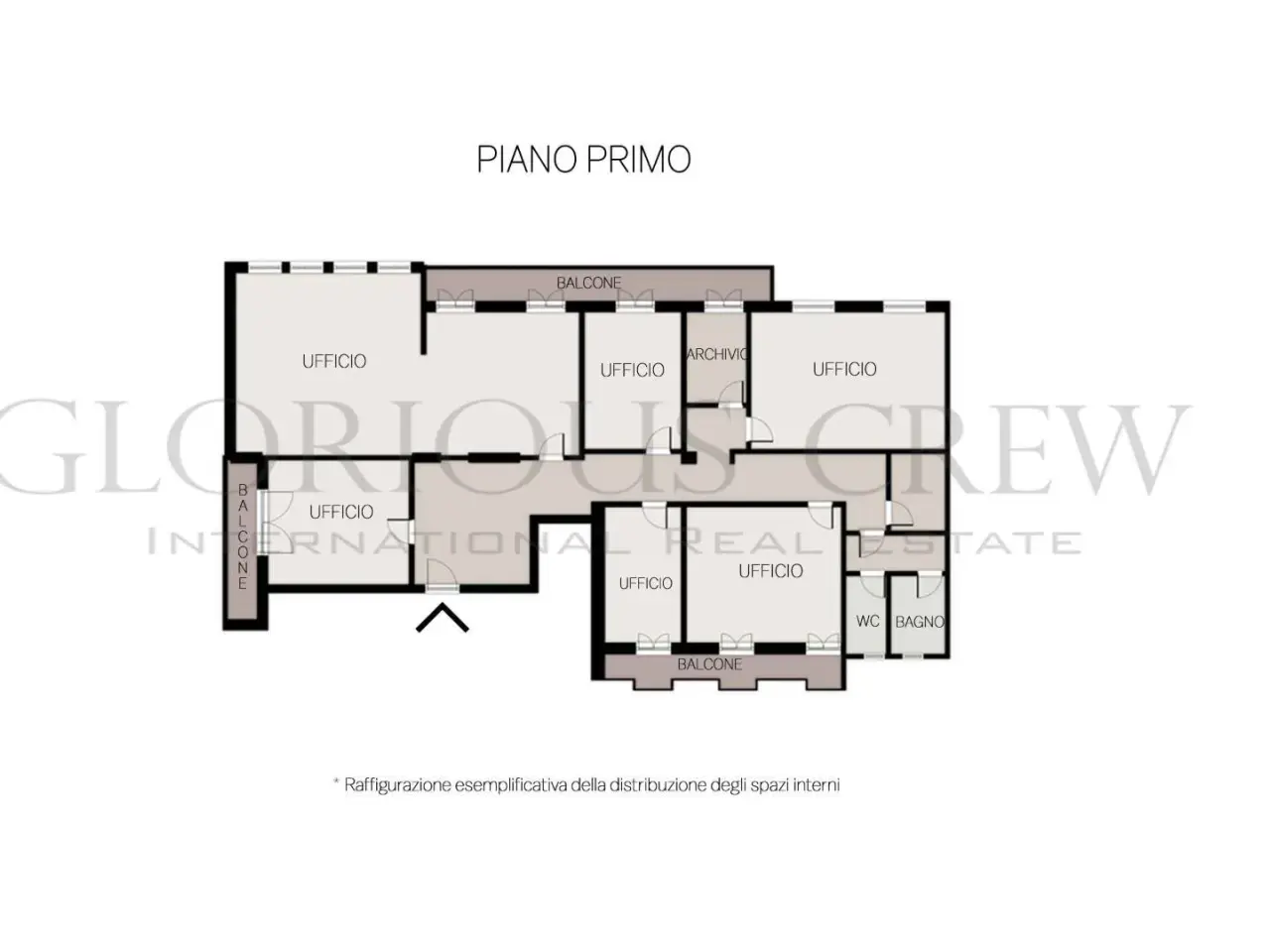 Ufficio in Corso Magenta 24, Milano, {3} - Planimetria 1