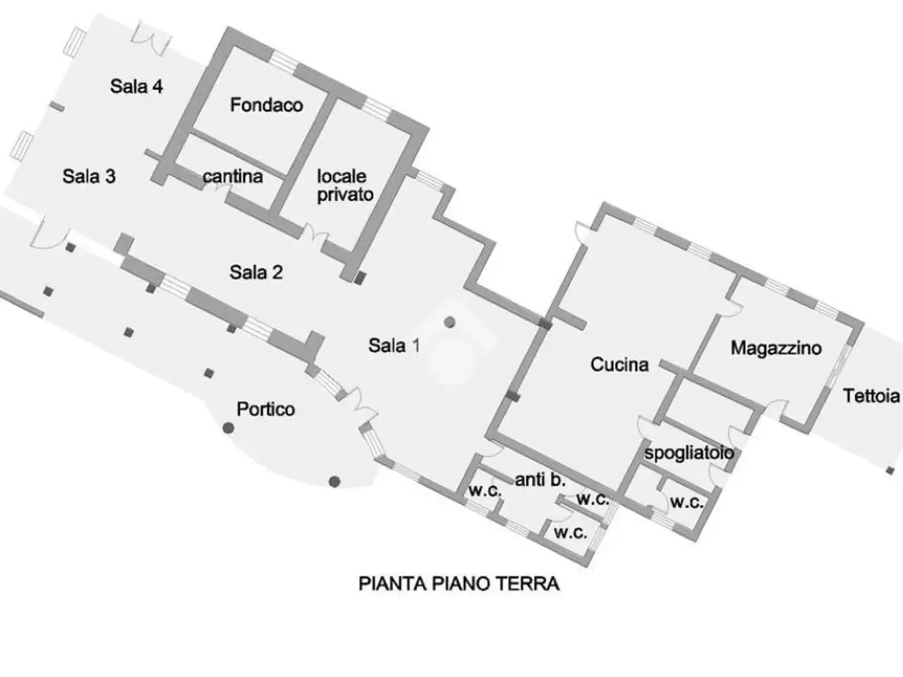 Palazzina commerciale in Contrada Staiano 15, Cellino Attanasio, {3} - Planimetria 1