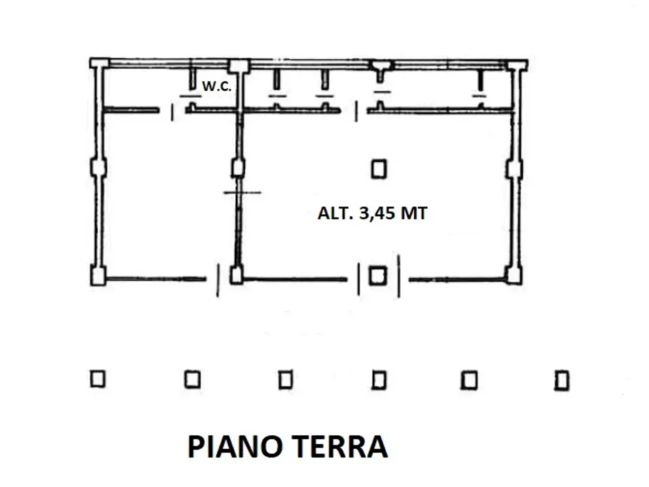 Negozio in Viale Giuseppe Verdi, Vicenza, {3} - Planimetria 1