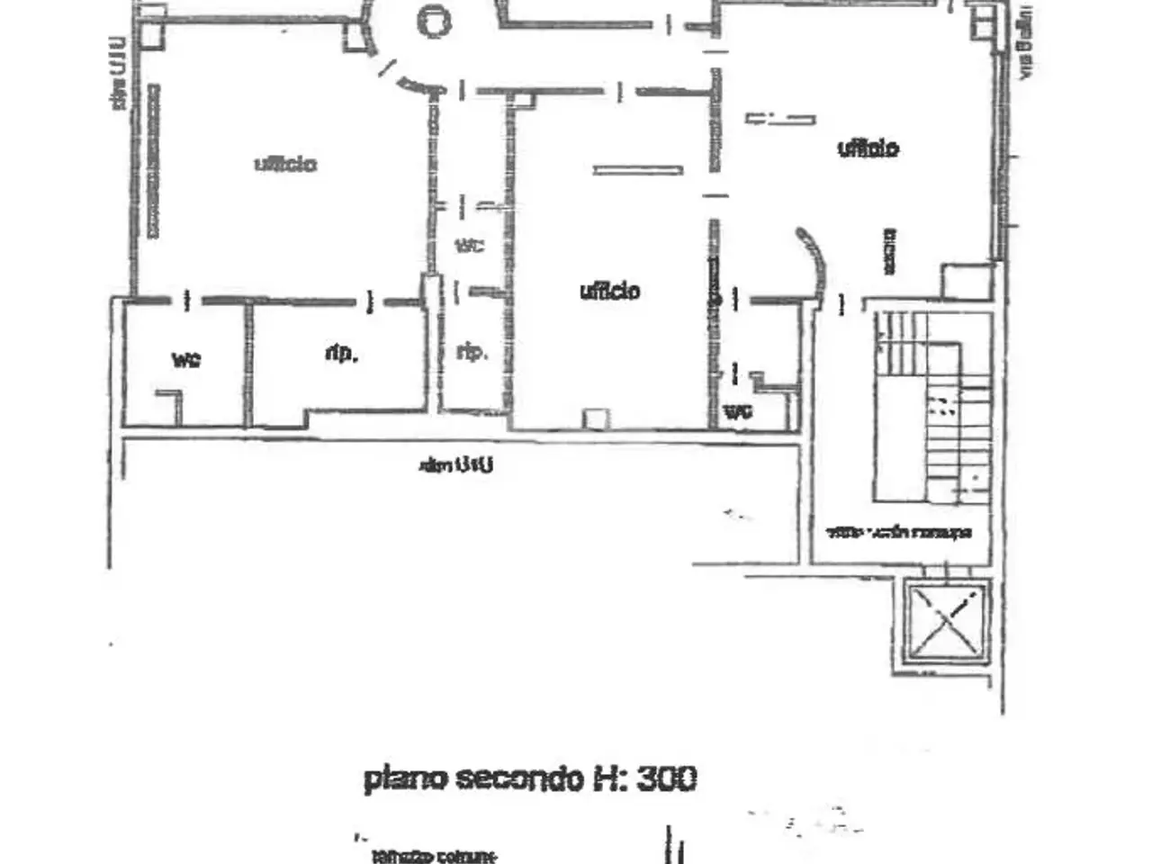 Ufficio in Via Bellini 1, Cusano Milanino, {3} - Planimetria 1