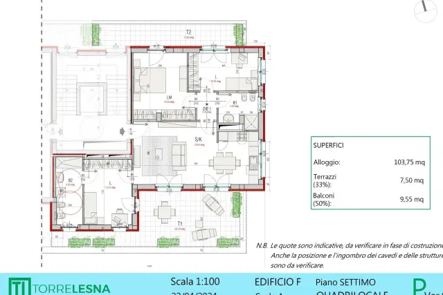 Appartamenti di nuova costruzione in Via Giuseppe di Vittorio, Grugliasco - Foto 1