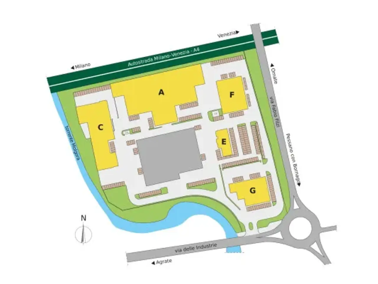 Magazzino in Viale dell'Industria 17, Caponago, {3} - Planimetria 1