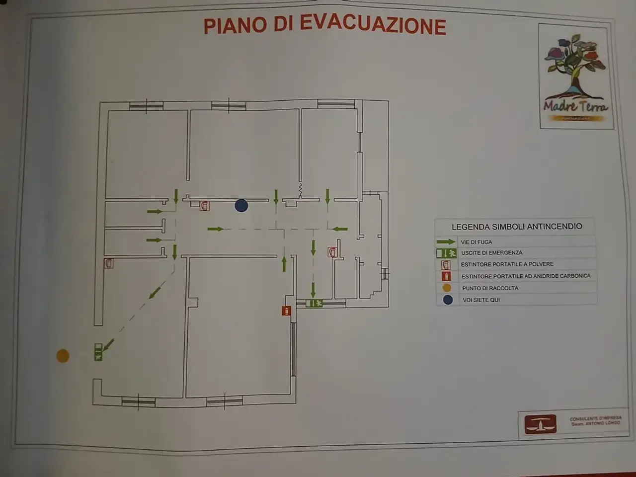Negozio in Via Motta 5, Castrolibero, {3} - Planimetria 1