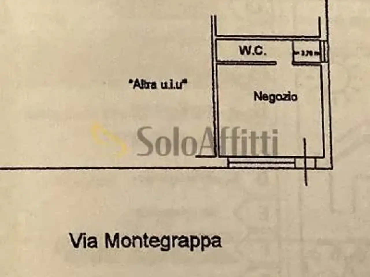 Negozio in Via Monte Grappa 92, Modena, {3} - Planimetria 1