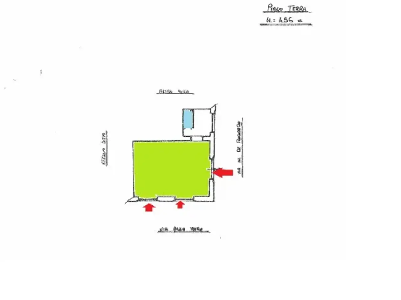 Negozio in Via Aldo Moro, Trani, {3} - Planimetria 1