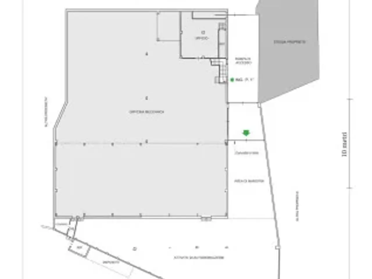 Capannone in Via Rivoli, Villarbasse, {3} - Planimetria 1