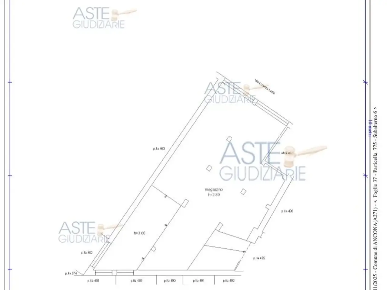 Magazzino in Via Achille Grandi, 32, 60131 Ancona An, Italia 32, Ancona, {3} - Planimetria 1