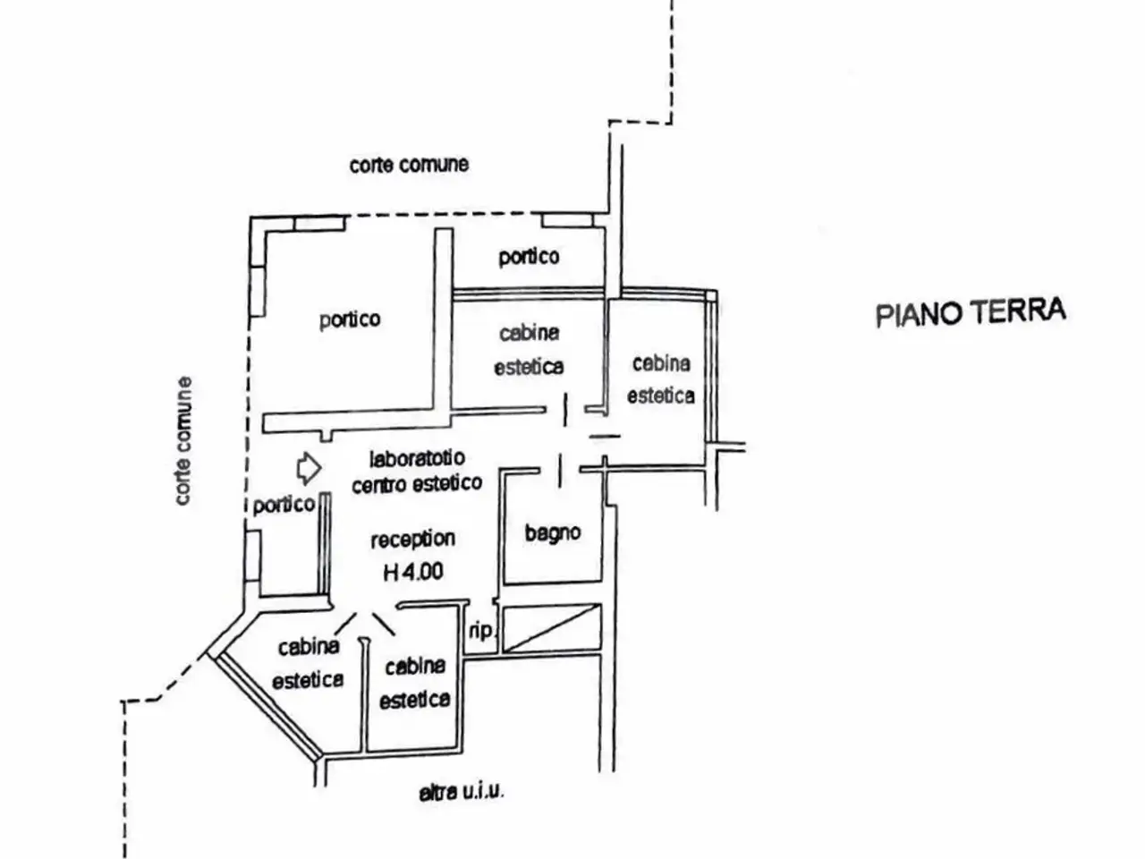 Esercizio commerciale in Centro Estetico in Via di Vittorio 85, Terni, {3} - Planimetria 1
