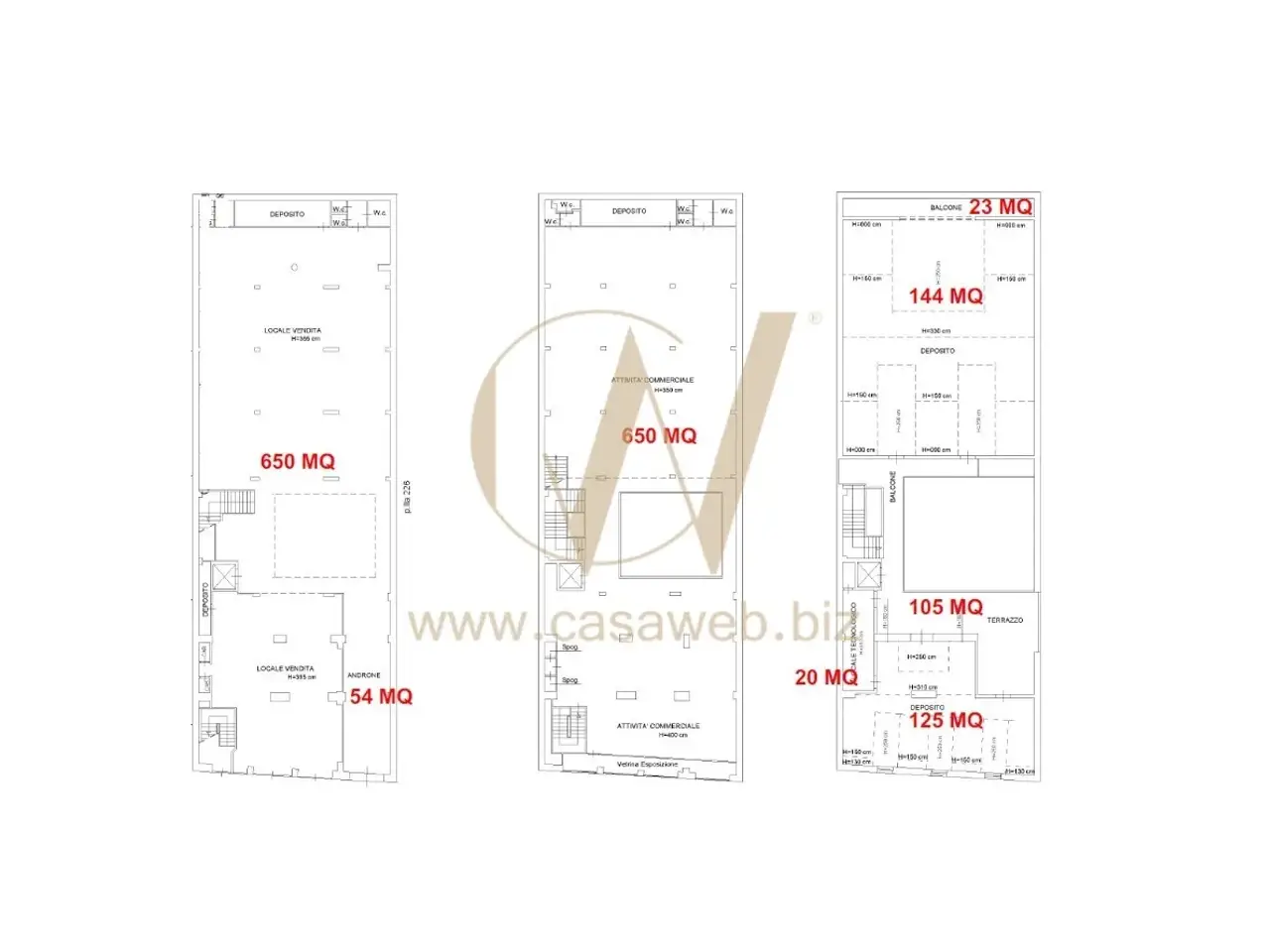 Negozio in Via Nazionale Appia, Casapulla, {3} - Planimetria 1