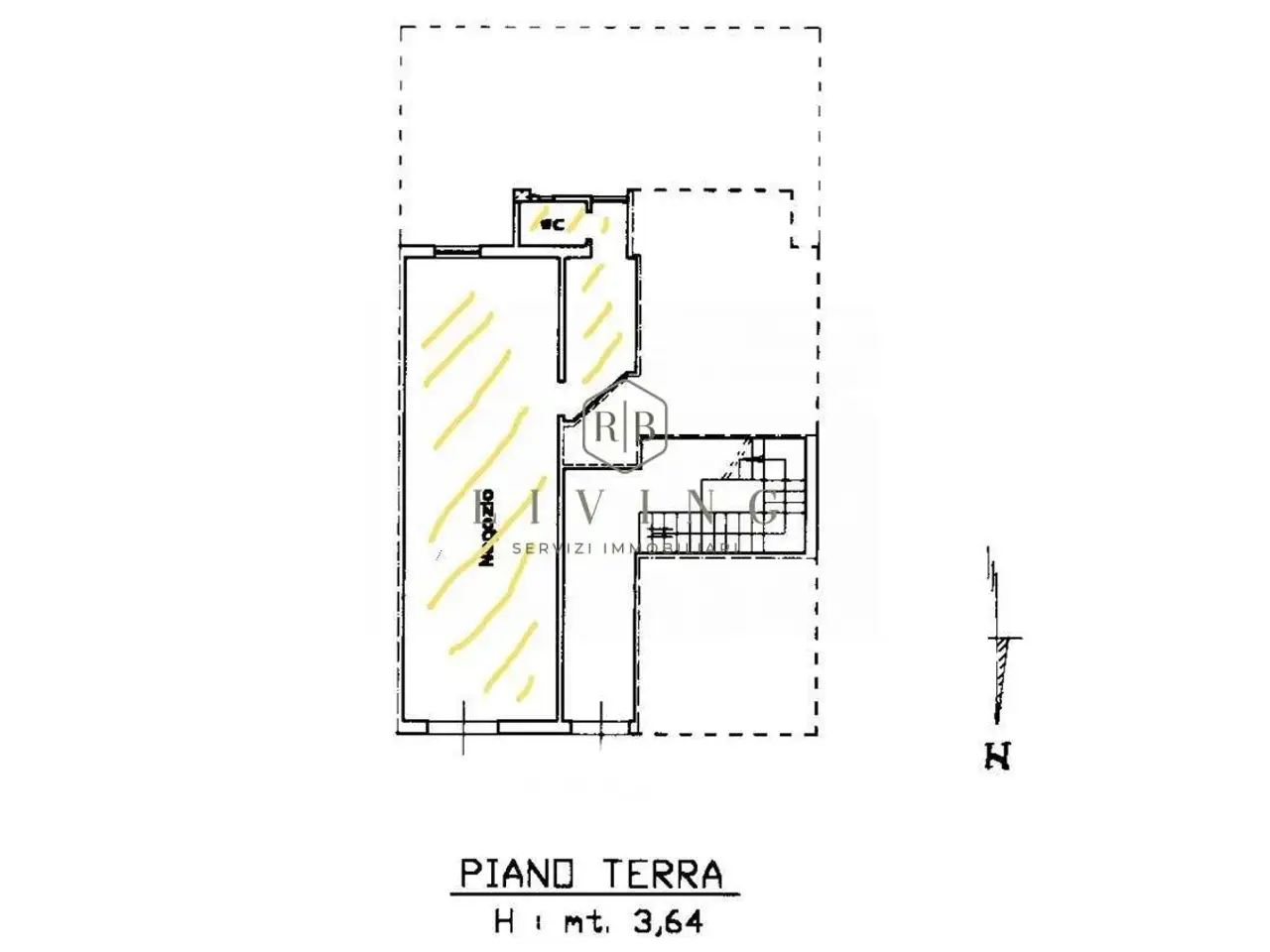 Negozio in F. Crispi Snc, San Benedetto Del Tronto, {3} - Planimetria 1