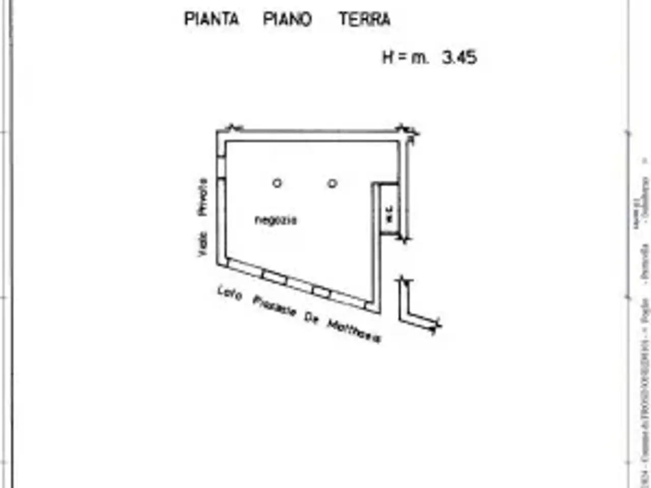 Negozio in Piazzale De Mattaheis 17, Frosinone, {3} - Planimetria 1