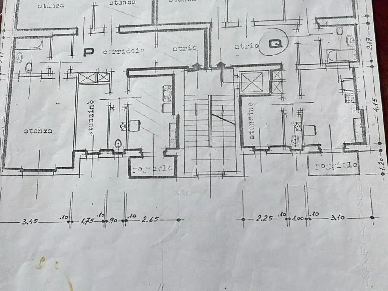 Quadrilocale in affitto, Via di Campo Marzio 20, Trieste - Planimetria 1