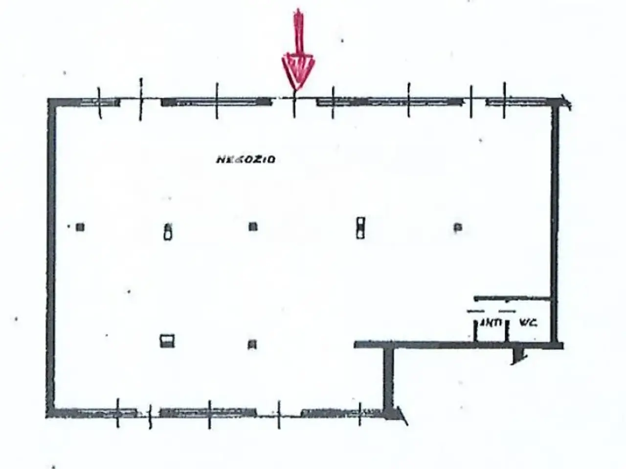 Negozio in Via Serenissima 18, Marano Lagunare, {3} - Planimetria 1