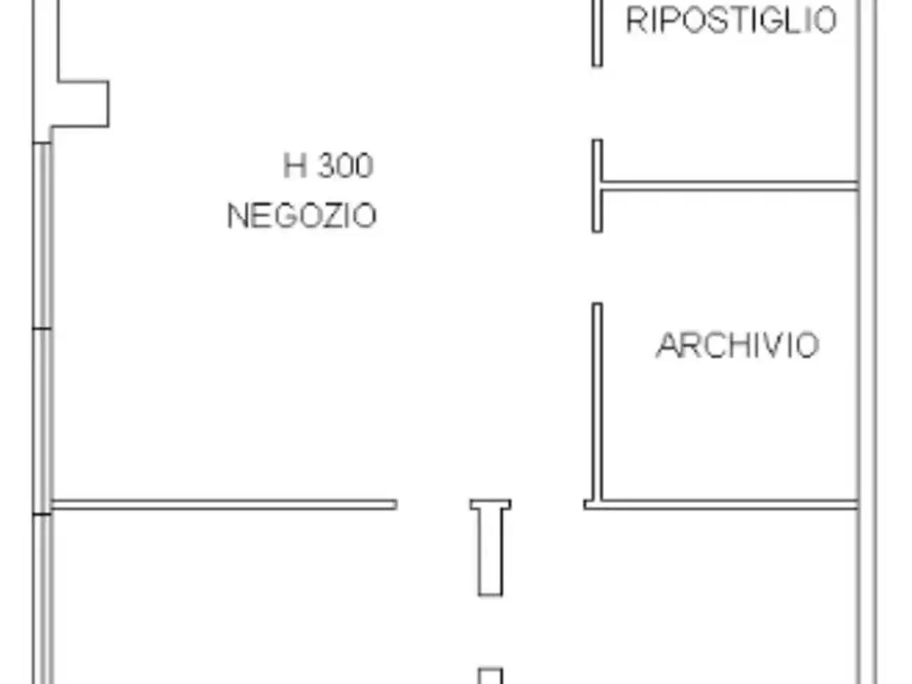 Negozio in , Bagnolo San Vito, {3} - Planimetria 1
