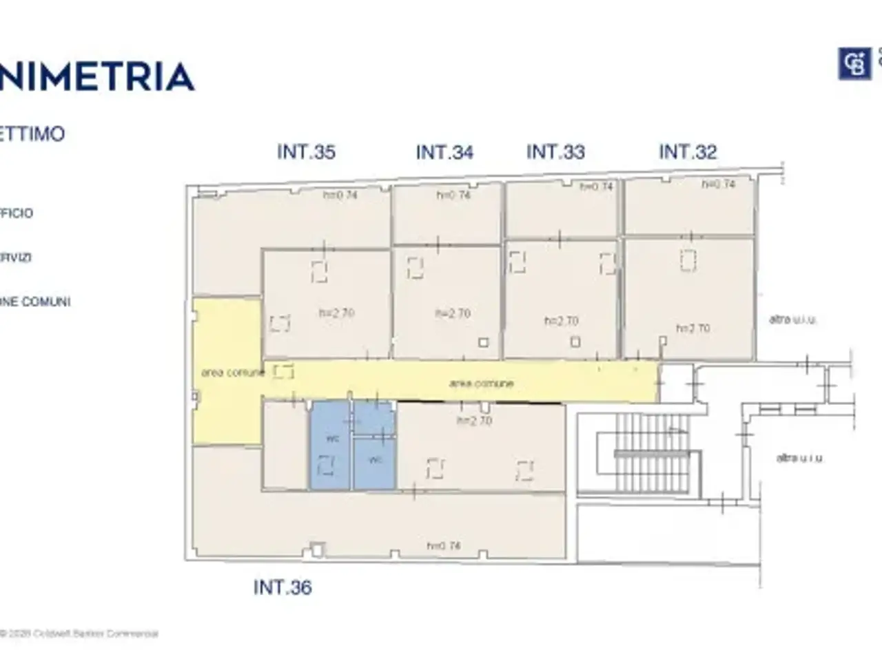 Ufficio in Via Medina 40, Napoli, {3} - Planimetria 1
