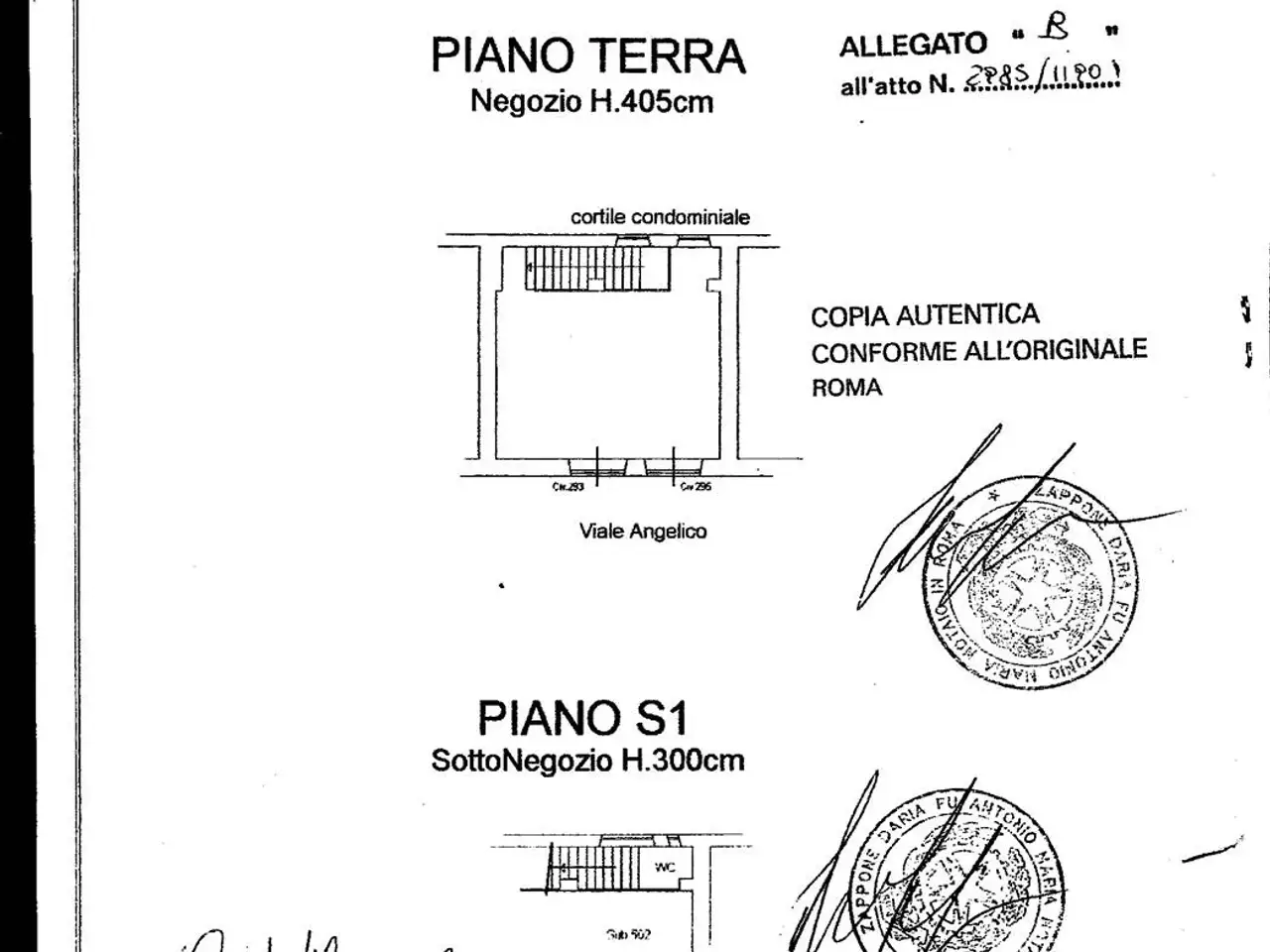 Negozio in Viale Angelico, Roma, {3} - Planimetria 1