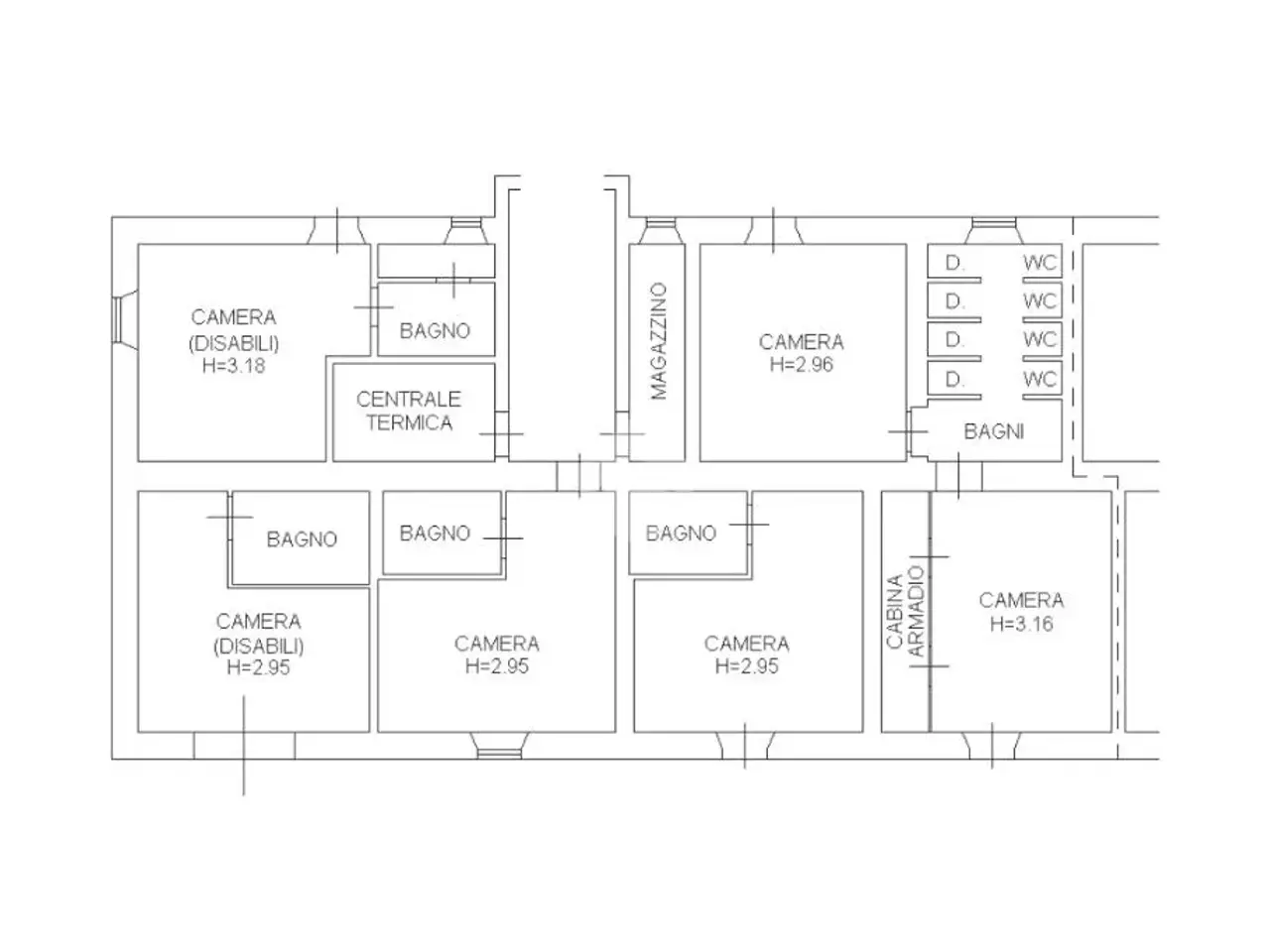 Albergo in Piazza Francesco Arrighini 16, Tremosine, {3} - Planimetria 1
