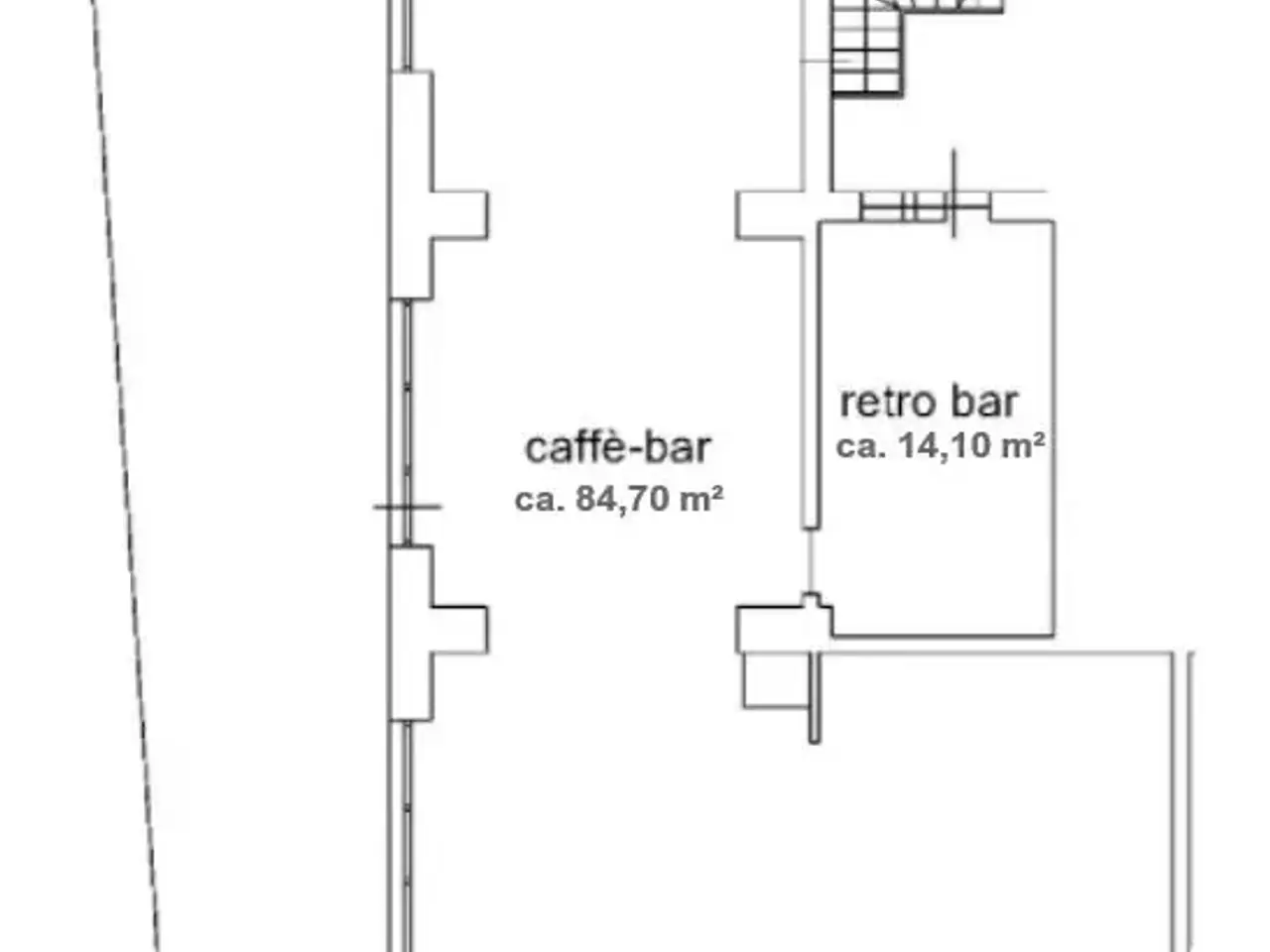 Negozio in Via Palermo, Bolzano, {3} - Planimetria 1