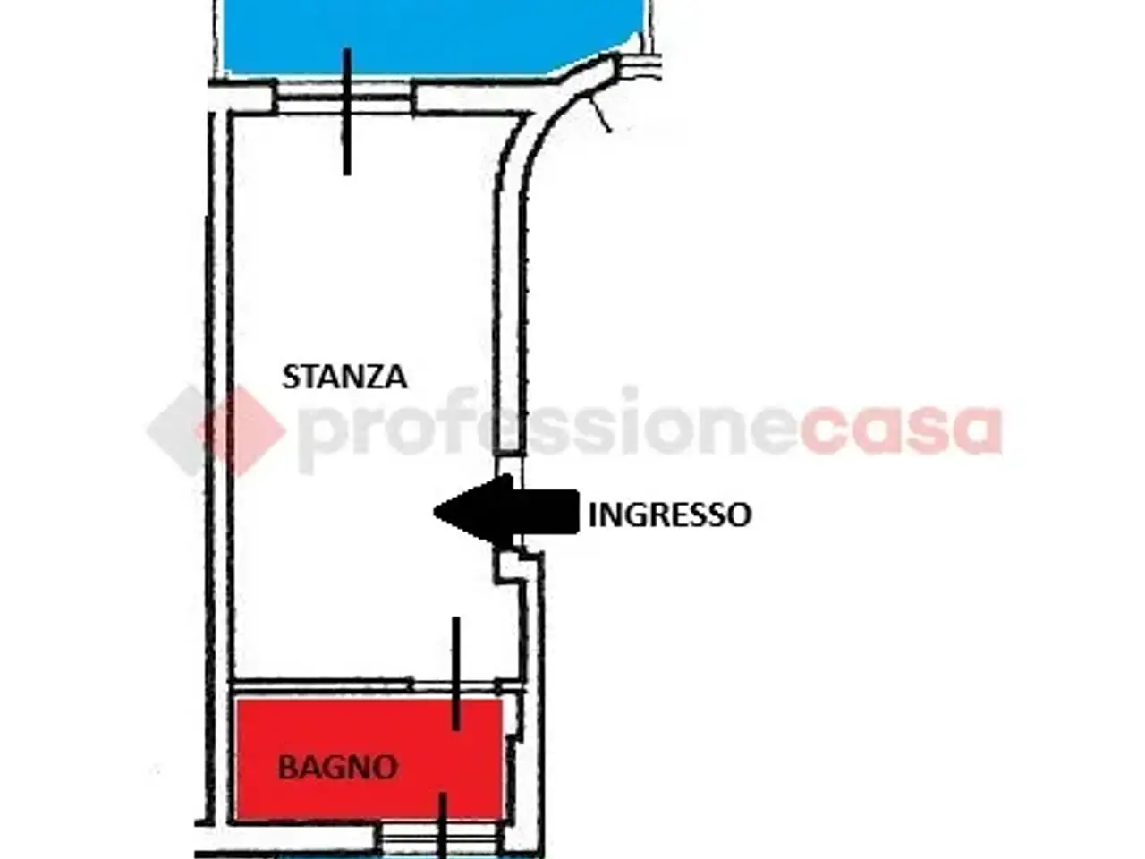 Ufficio in Via Corsica 7, Bari, {3} - Planimetria 1