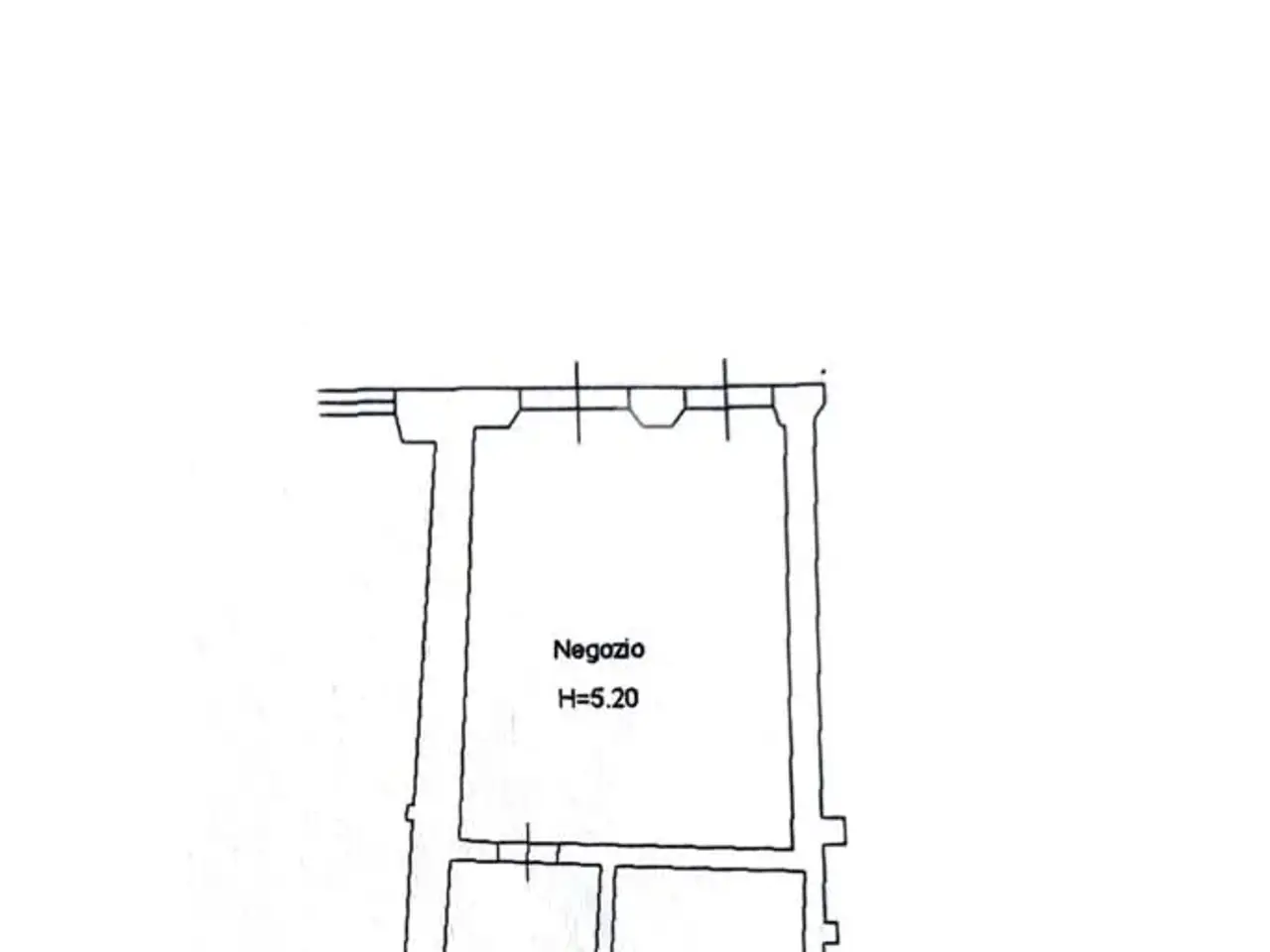 Negozio in Via dei Panciatichi 5, Pistoia, {3} - Planimetria 1