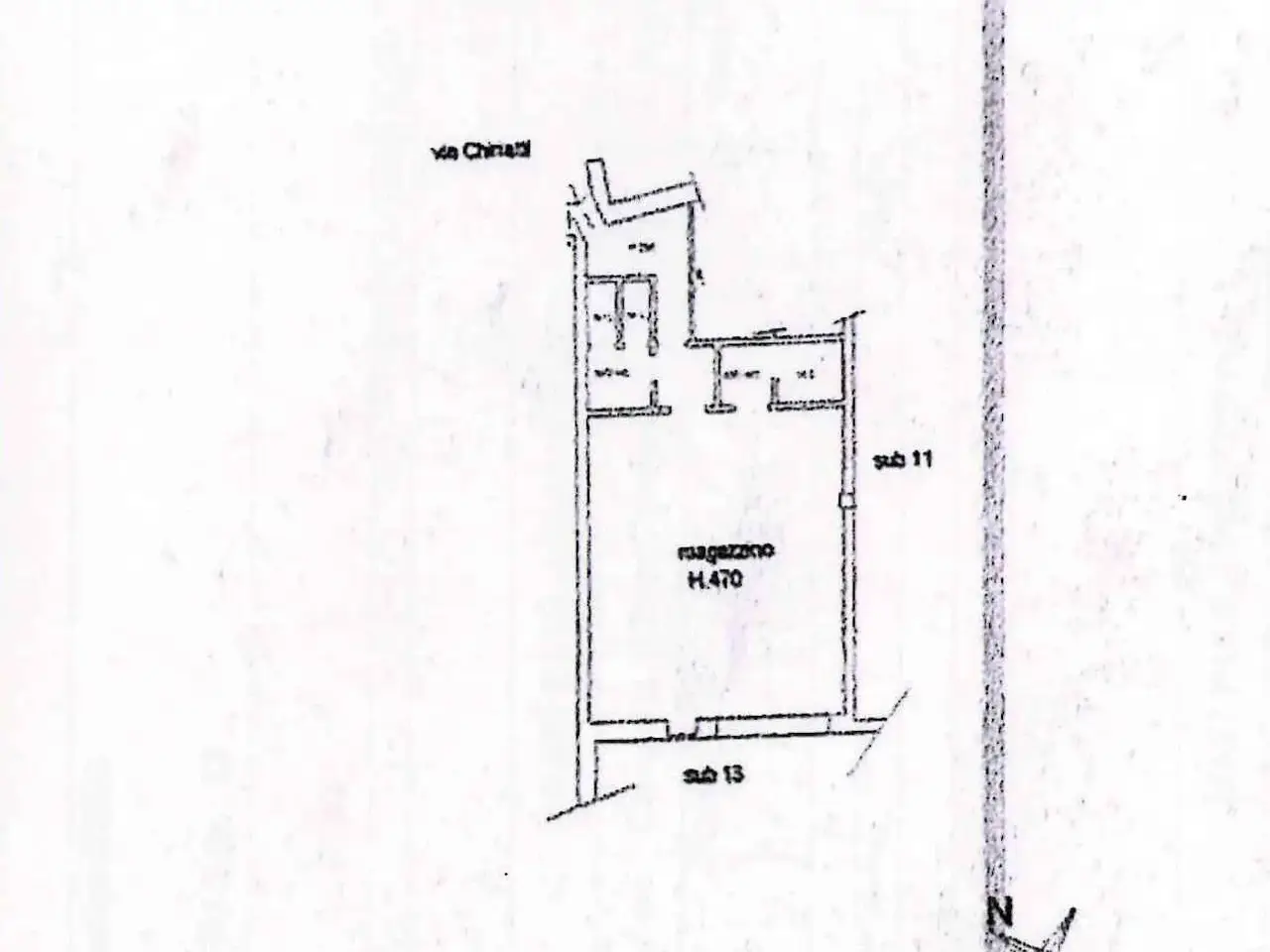 Magazzino in Viale G. Leopardi 134, Lecce, {3} - Planimetria 1