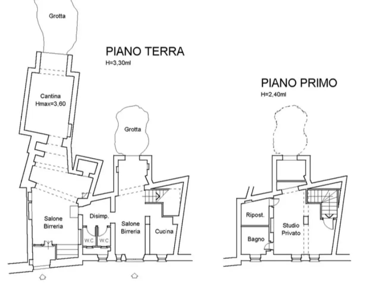 Negozio in Piazza Piave 2, Castelnuovo Di Porto, {3} - Planimetria 1