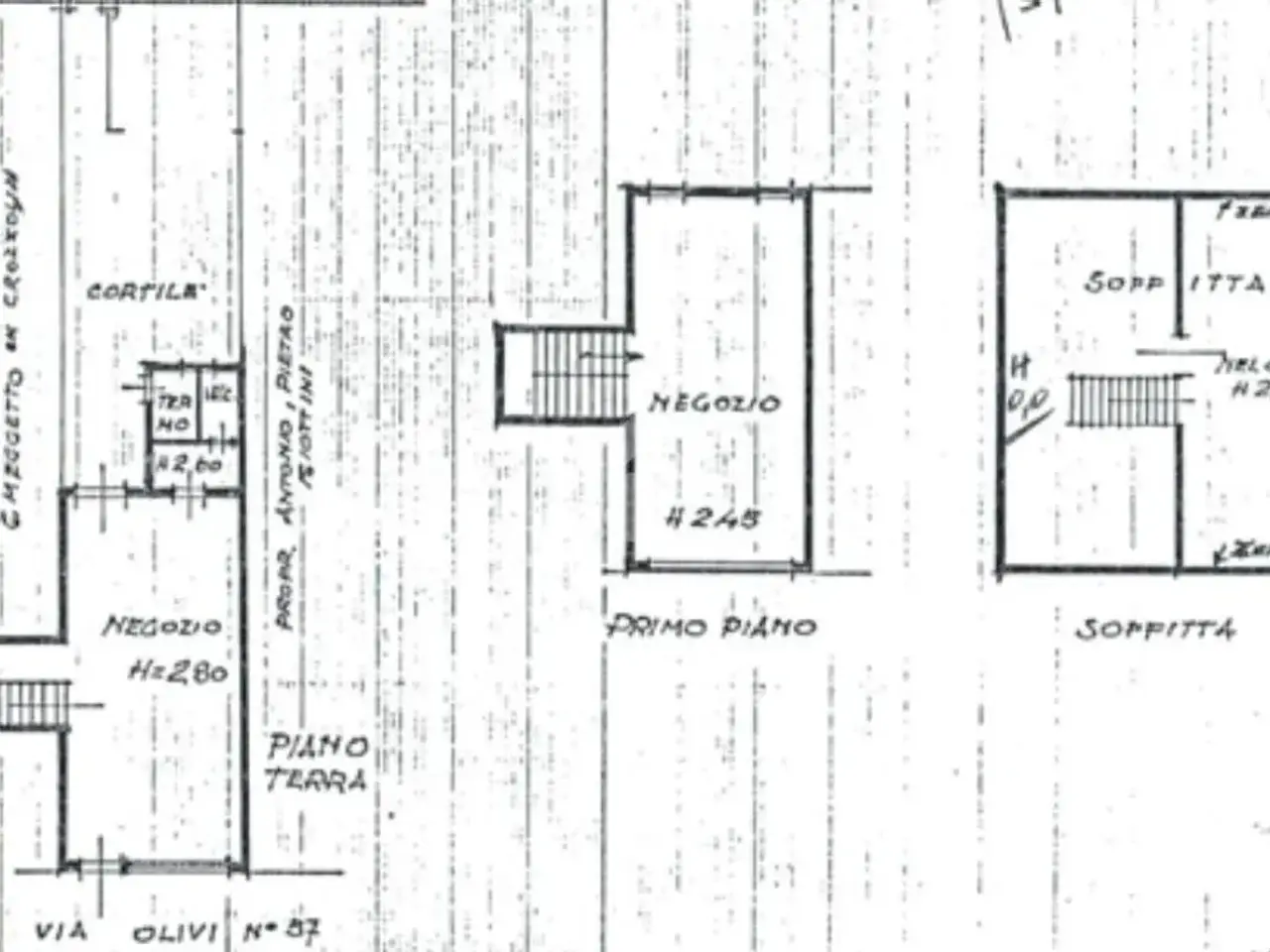 Negozio in Via Olivi 57, Venezia, {3} - Planimetria 1