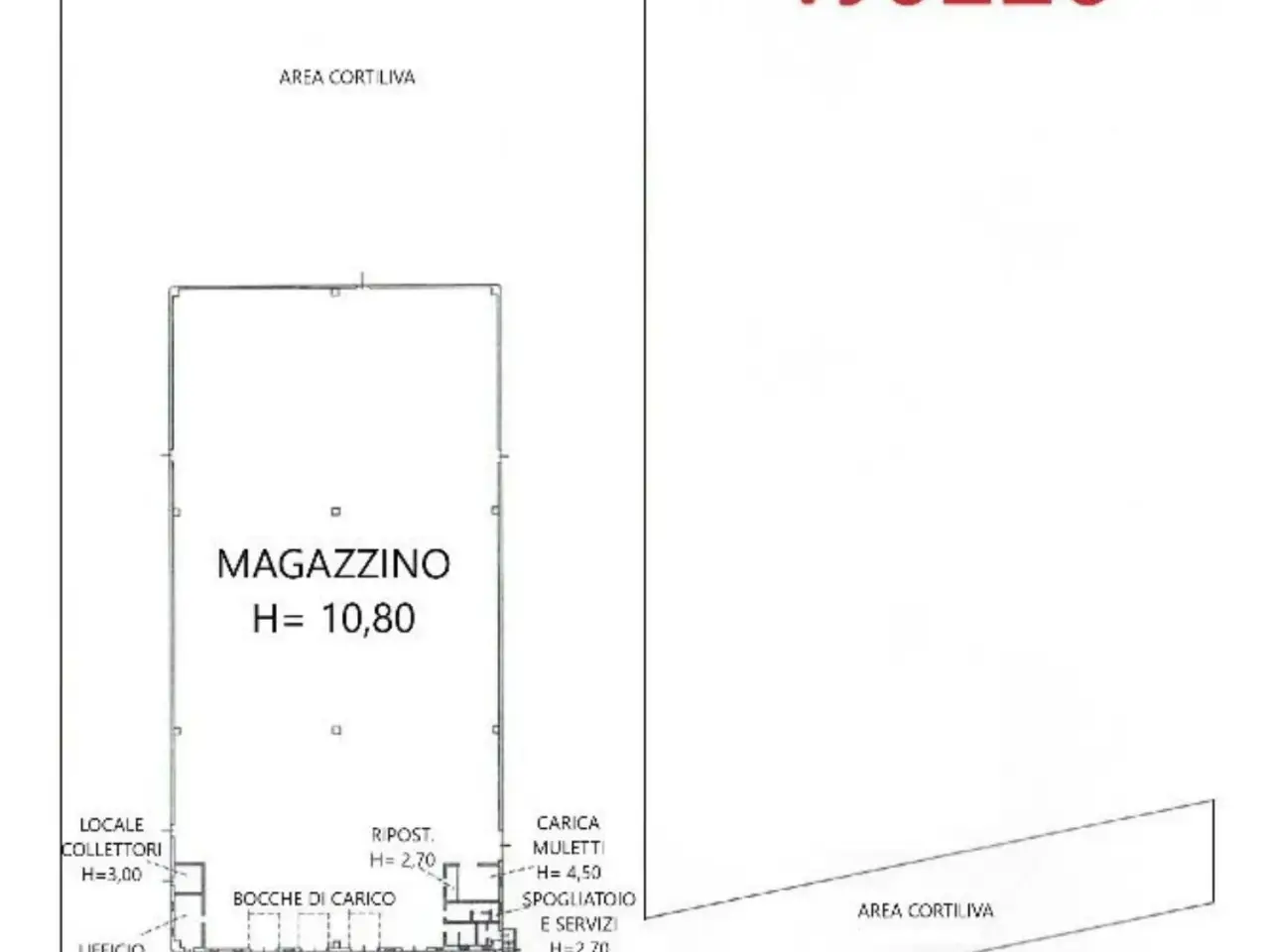 Capannone in Via Cesare Pavese 9, Quattro Castella, {3} - Planimetria 1