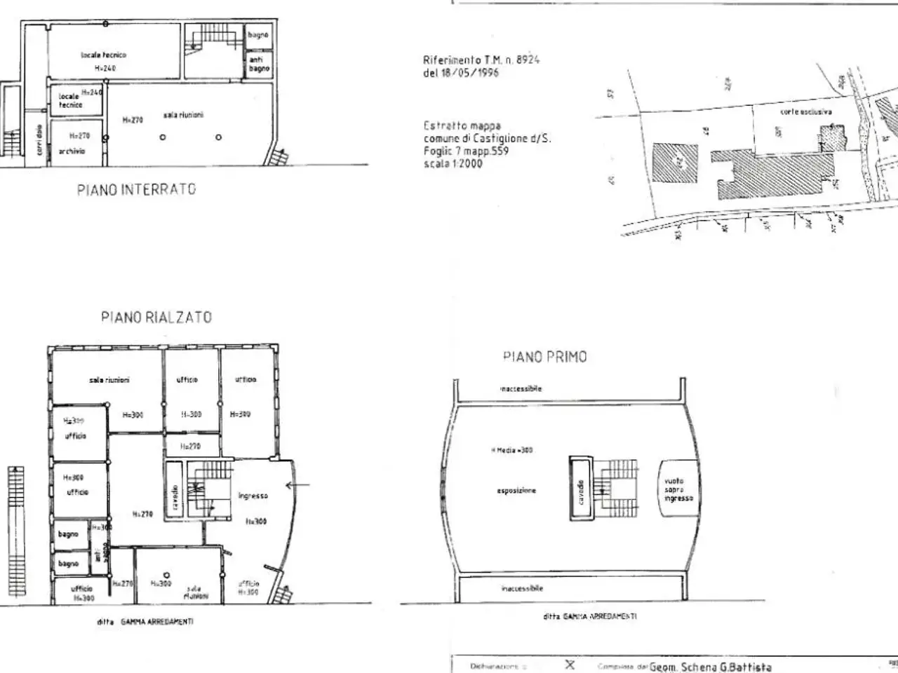Ufficio in Via Ceratelli 2, Castiglione Delle Stiviere, {3} - Planimetria 1