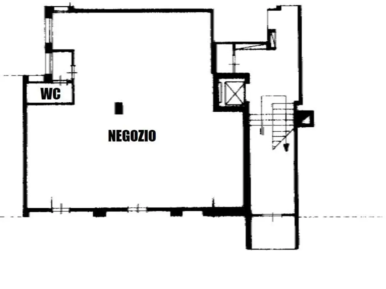 Negozio in Via dei Mille, Conegliano, {3} - Planimetria 1