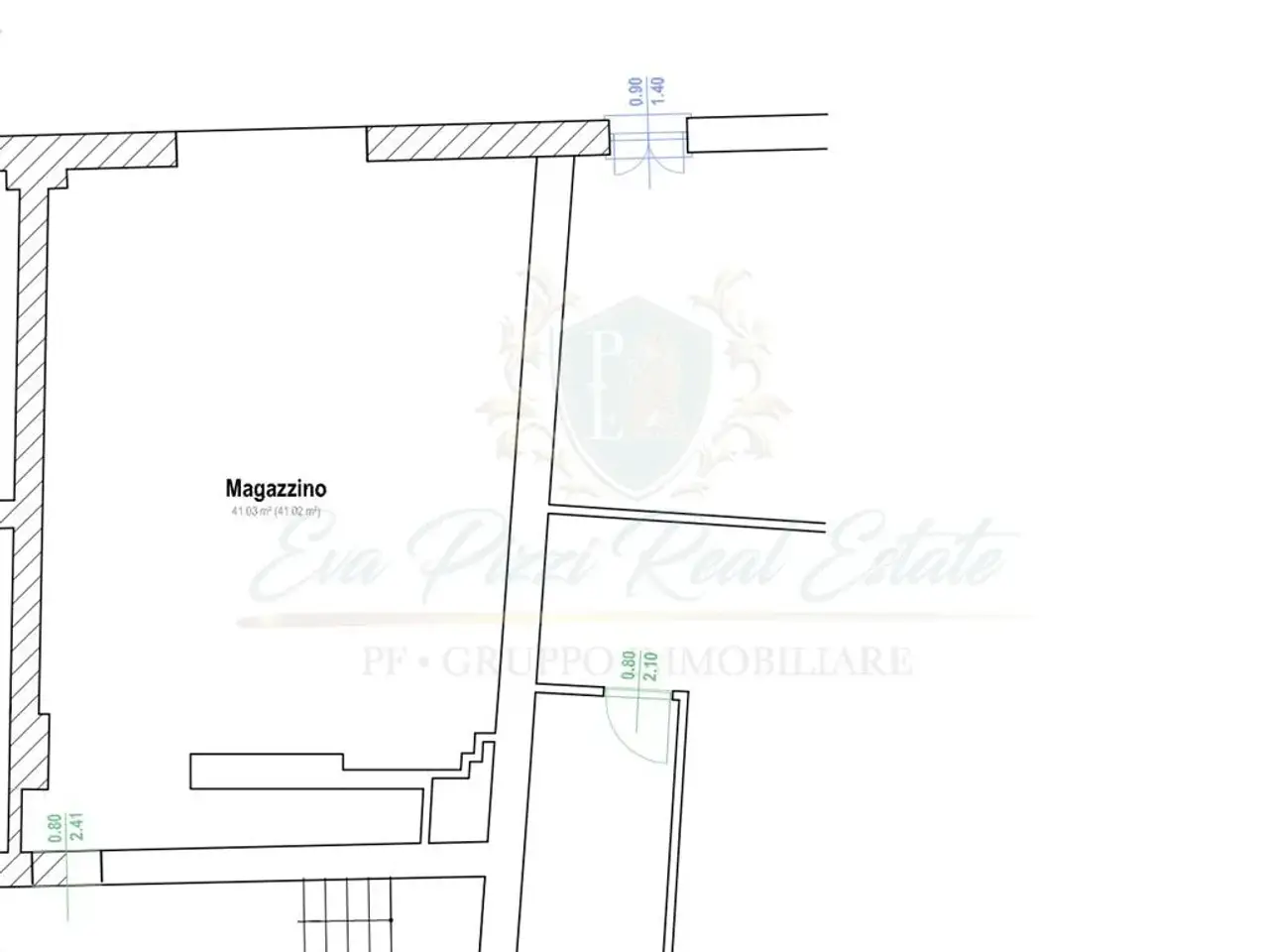 Magazzino in Via Fratelli Cervi, San Martino In Strada, {3} - Planimetria 1