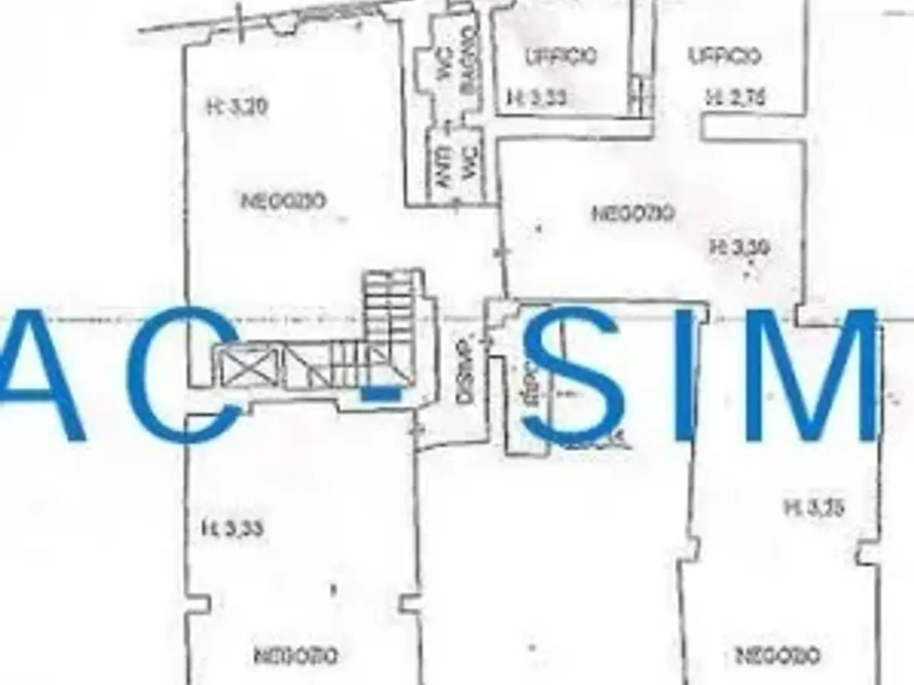Negozio in Piazza dell'Indipendenza 1, Firenze, {3} - Planimetria 1
